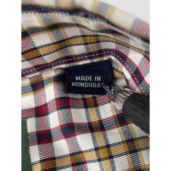 Kevin’s Plantation Collection Shirt Mens Large Red Blue Check Long Sleeve Button - Picture 10 of 10